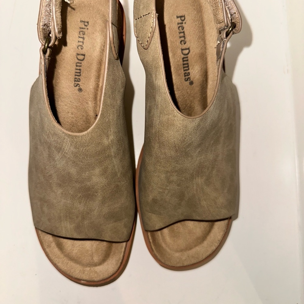 Pierre Dumas Suede Sandals